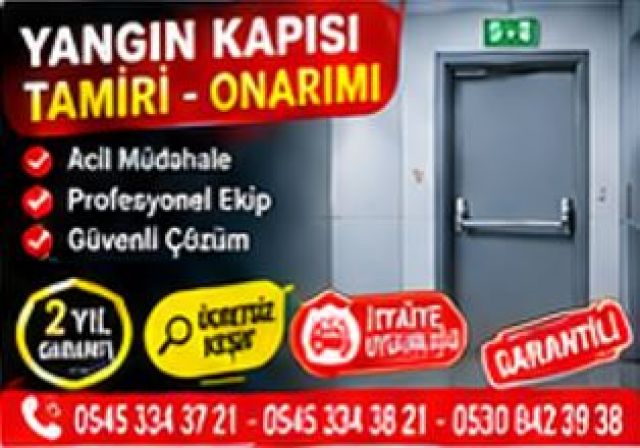 Beykoz Yangın Kapısı Onarımı: Hasarlı ve Arızalı Yangın Kapıları Nasıl Yenilenir?